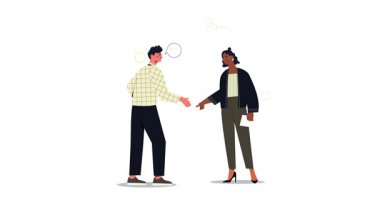 Kadınlar işe para yatırır. Yeni bir girişim fikrine sponsor olan ve kalkınma ve büyüme için para veren bir yatırımcıyla afiş taşımak. Finansal başarı elde etmek. Düz grafik çizgi film