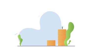 Takım çalışması ve işbirliği. Girişimcilerden ya da ofis çalışanlarından oluşan bir ekiple birlikte kariyer basamaklarını tırmanıp başarıya ulaşmak. Ortaklık ve iş birliği. Düz grafik çizgi film