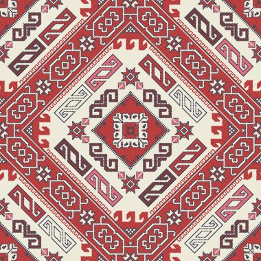 Geleneksel Kilim vektörü pürüzsüz desen