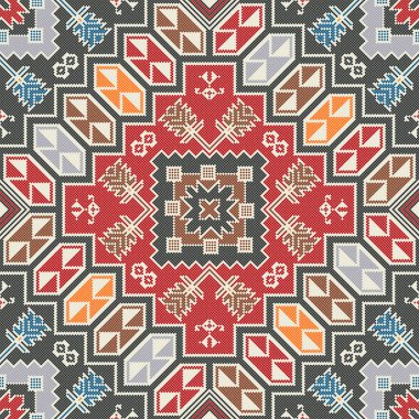 Geleneksel Kilim vektörü pürüzsüz desen