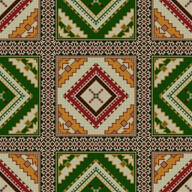 Geleneksel Kilim vektörü pürüzsüz desen