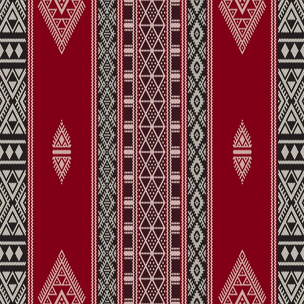 Patrón Tradicional Bordado Tunecino Composición Vectorial Sin Costuras — Vector de stock