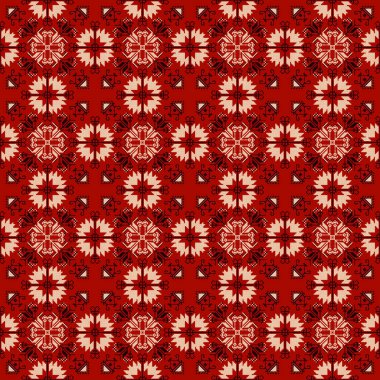 Geleneksel Bulgar nakış vektör deseni