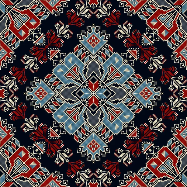 Geleneksel Bulgar nakış vektör deseni