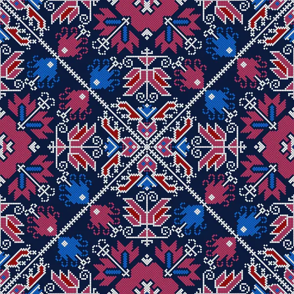 Geleneksel Bulgar nakış vektör deseni