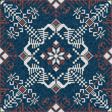 Mozaik kiremitler arka plan, kusursuz vektör deseni