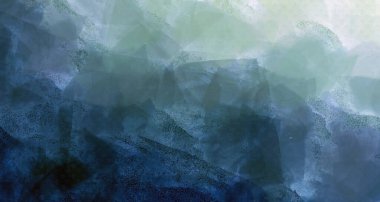 Soyut sanat baskısı. Tuval üzerinde mavi desenli boya. İzler, duvar kağıtları, posterler, kartlar, duvar resimleri için modern sanat şablonu