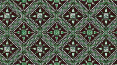 Tatreez deseni. Filistin geleneksel işlemeli yatay döngü.