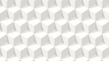 İzometrik küpler dikişsiz döngü deseni, soyut 4k hareket grafik arkaplan