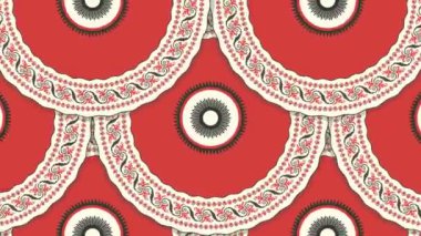 Romen nakış deseni, 4k soyut arkaplan döngüsü renkler