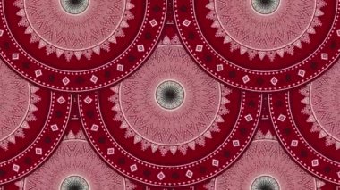 Geleneksel Tunus nakışlı hareketsiz döngü deseni