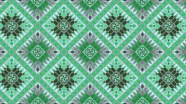 Tatreez deseni. Filistin geleneksel işlemeli yatay döngü.