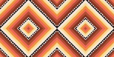 Tasarımınız için açık kırmızı, turuncu ve siyah tonlarda kareler, noktalar ve üçgenler. Düzenlenebilir vektör şablonu