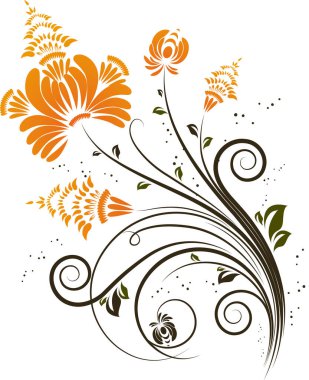 Tasarım için soyut vektör çizimi.