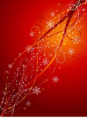 Dekoratif kış arka plan