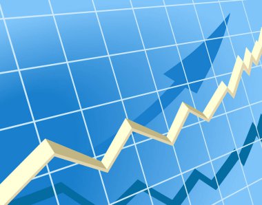 Tüm elementleri ayrı nesneler olarak gösteren bir grafiğin arkaplan düzenlenebilir vektör çizimi