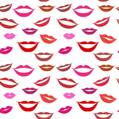 Kusursuz arka plan dudakları, gülümsemeler.