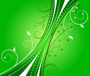 Çiçek arkaplanı - vektör resmi - vektör illüstrasyonu