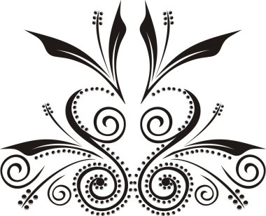 vektör süslemelerini düzenlemek çok kolay, bireysel nesneler