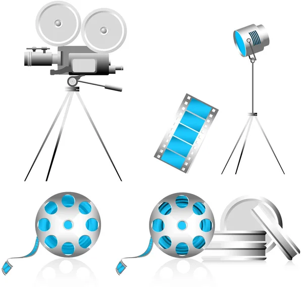 Cinema Image Vector Illustration — Stock Vector