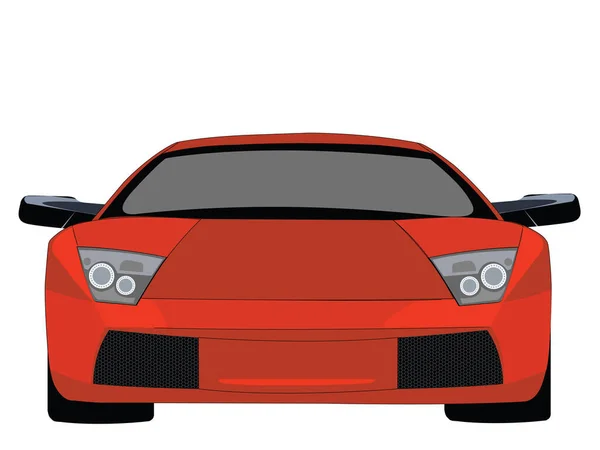 Vector Que Representa Coche Carreras — Vector de stock