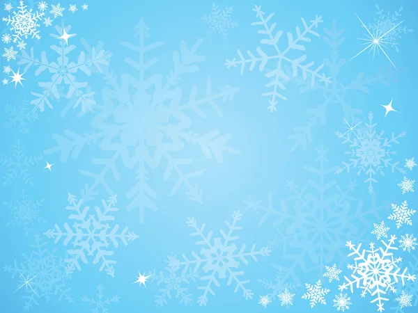 クリスマスの雪の結晶の背景 私のポートフォリオをチェックしてくださいクリスマスイラスト — ストックベクタ