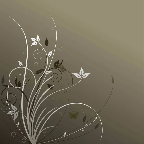Квіткове Векторне Зображення Дизайну Векторна Ілюстрація — стоковий вектор