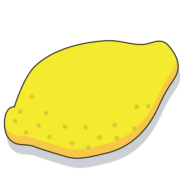 柠檬的手绘插图 — 图库矢量图片