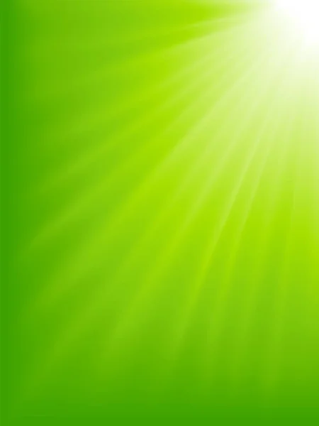 Sfondo Astratto Luce Scoppiata Dal Bianco Verde Miscela — Vettoriale Stock
