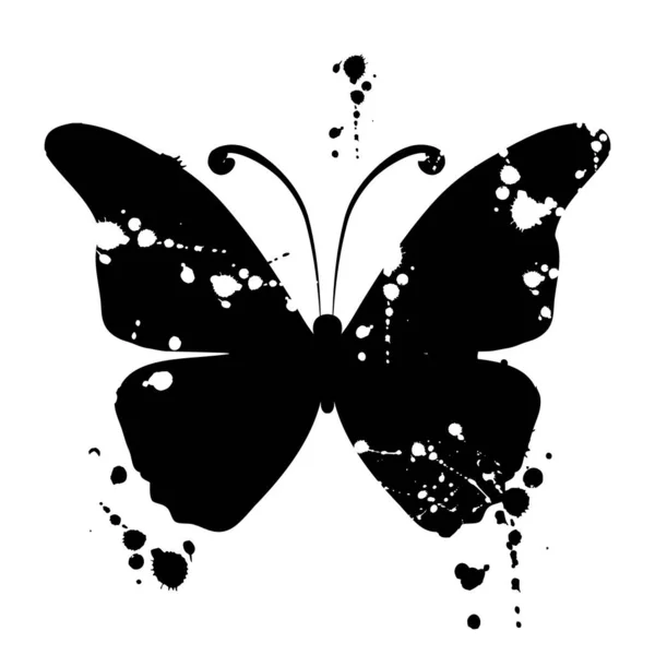 Schmetterling Silhouette Für Ihr Design — Stockvektor