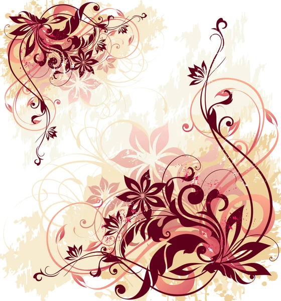 Floral Background Image Vector Illustration — Stock Vector
