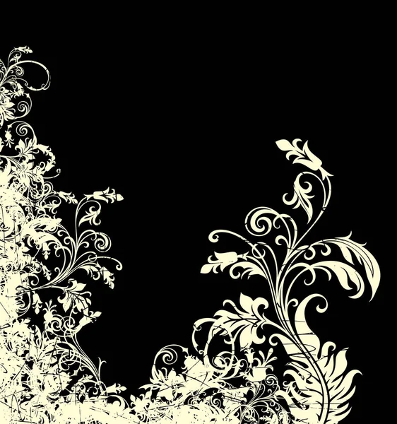 Ornamento Vectorial Estilo Flor — Archivo Imágenes Vectoriales
