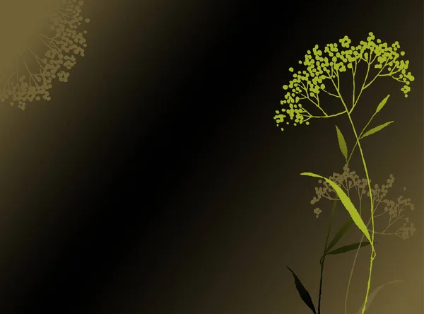 花の背景画像 ベクトル図 — ストックベクタ