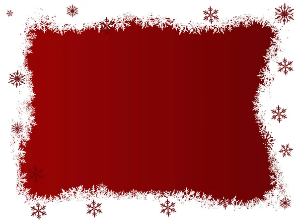 红底白雪与铜粉的边界 — 图库矢量图片
