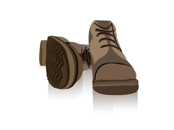 Обувь Изолированной Backgroun — стоковый вектор