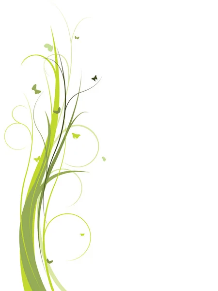 Elegante Florale Hintergrundbild Vektorillustration — Stockvektor