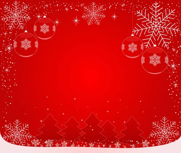 Christmas Abstract Background Vector — Stock Vector