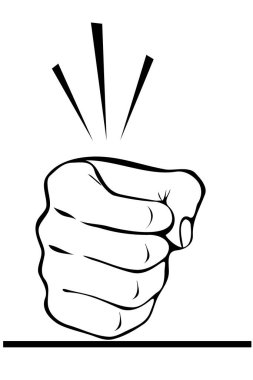 Münzevi bir yumruk.