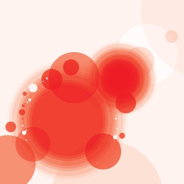 Çoklu renkli şeritler ve dairelerin vektör arkaplanı