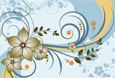 Tasarım için soyut vektör çizimi.