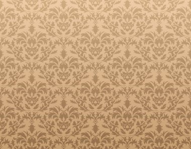 Tasarım kullanımı için soyut dikişsiz vektör damsk arkaplanı