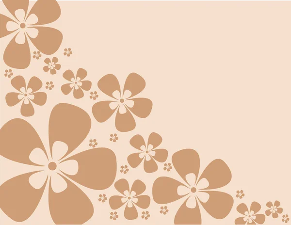 Vektor Floraler Hintergrund Bild Vektor Illustration — Stockvektor