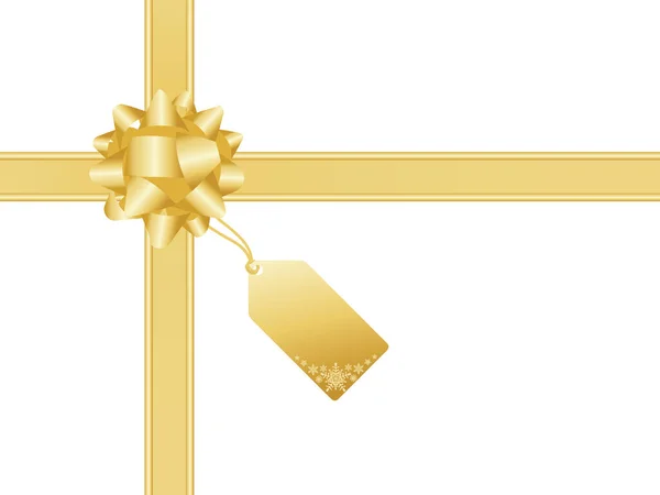 Різдвяний Лук Подарункова Картка Більше Різдвяних Образів Моєму Портфоліо — стоковий вектор