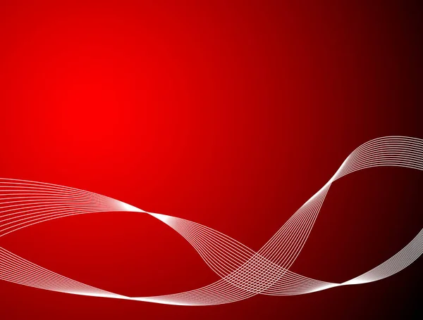 Hot Red Abstract Background — Stock Vector