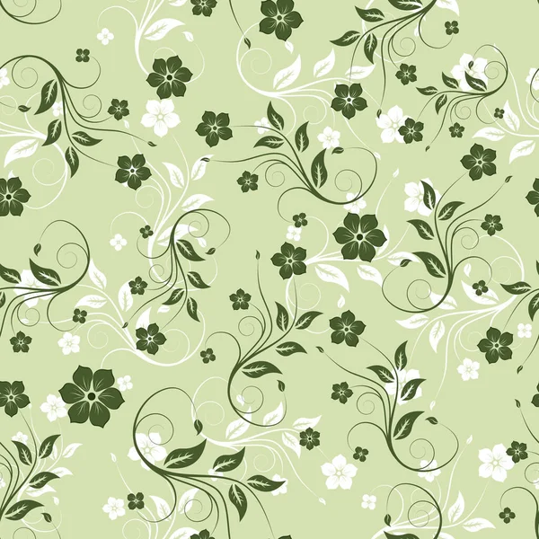 Floral Seamless Background Yours Design Usage — Stock Vector