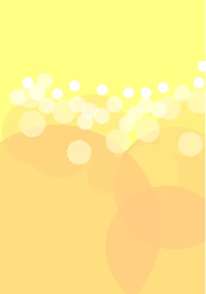 Gelber Hintergrund Mit Kreisen Und Formen Ideal Für Präsentationshintergrund — Stockvektor