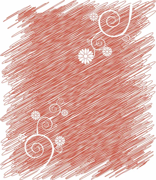 Floral Vector Background Image Vector Illustration — 图库矢量图片