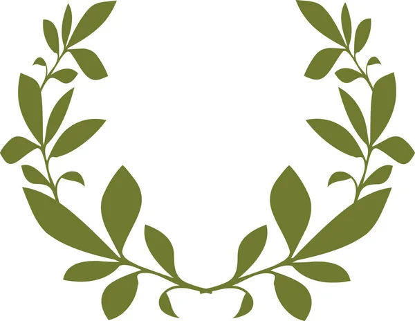 Зеленый Цветок Векторное Изображение Использования Веб Печать Дизайн — стоковый вектор