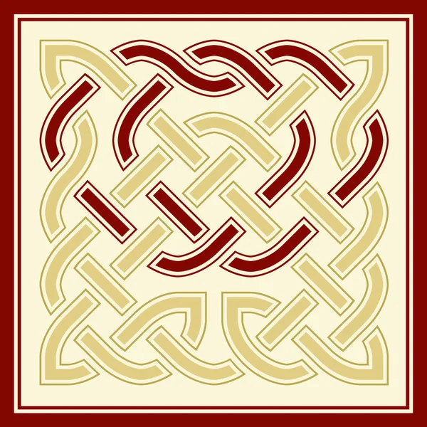 Vector Illustration Interwoven Celtic Knot — Stock Vector