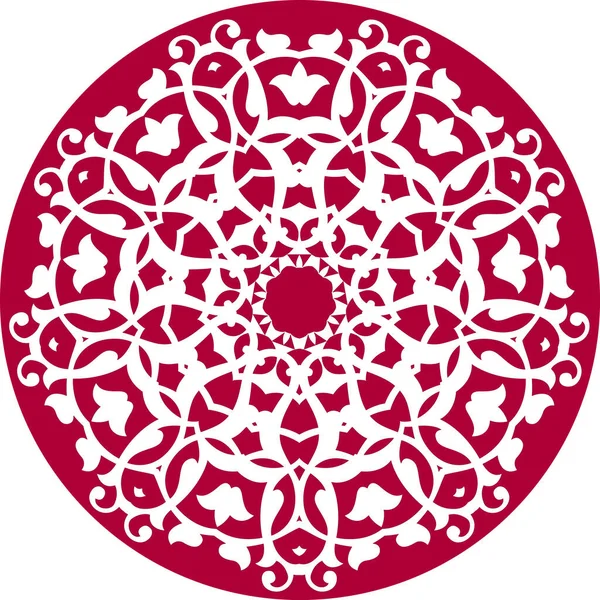 花模様の万華鏡 ベクトル図 — ストックベクタ